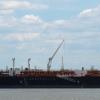 CONSTITUTION in Marcus Hook anchorage.