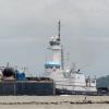 GENESIS LIBERTY with lighterning  barge into Delaware City