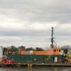 Dredger ROCKBRIDGE working in front of the CATO dock in Salisbury, MD on the Wicomico  1-27-20